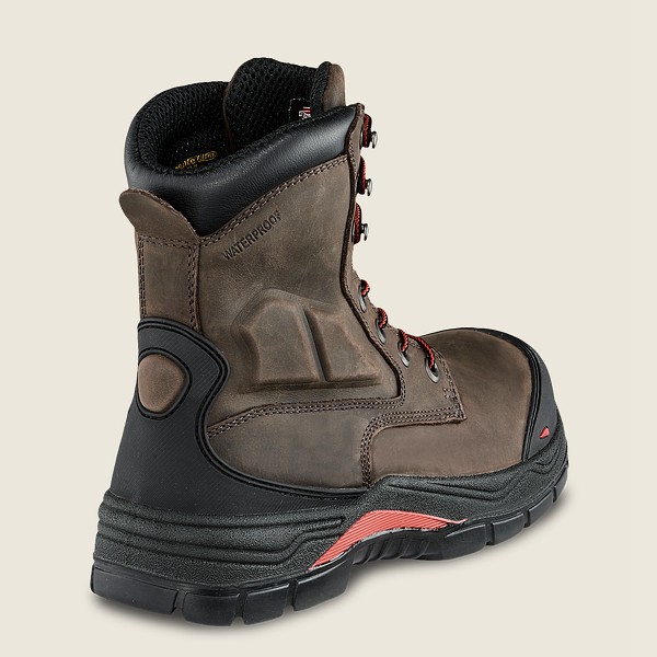 Red Wing Safety Boots Dark Grey - Mens King Toe® Adc - 8-inch Insulated Waterproof Csa Toe - 5978-PN